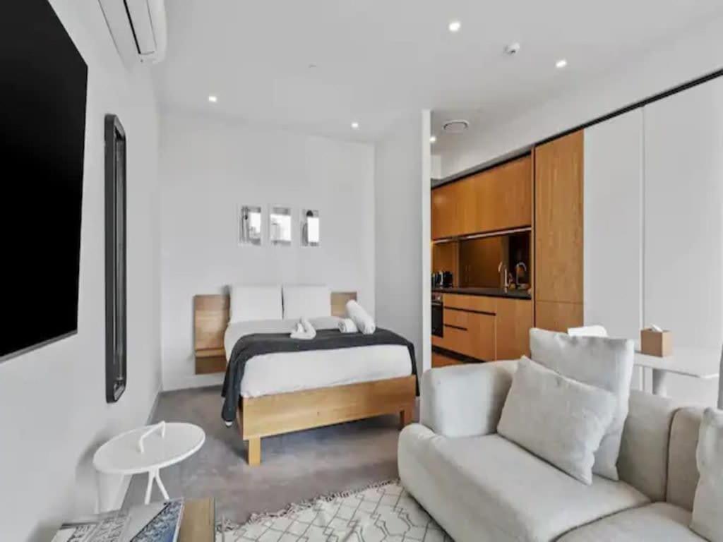 Modern One Bedroom Apartment In Wynyard Quarter Auckland Exterior photo