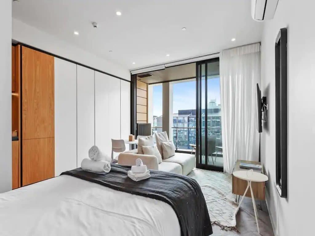Modern One Bedroom Apartment In Wynyard Quarter Auckland Exterior photo